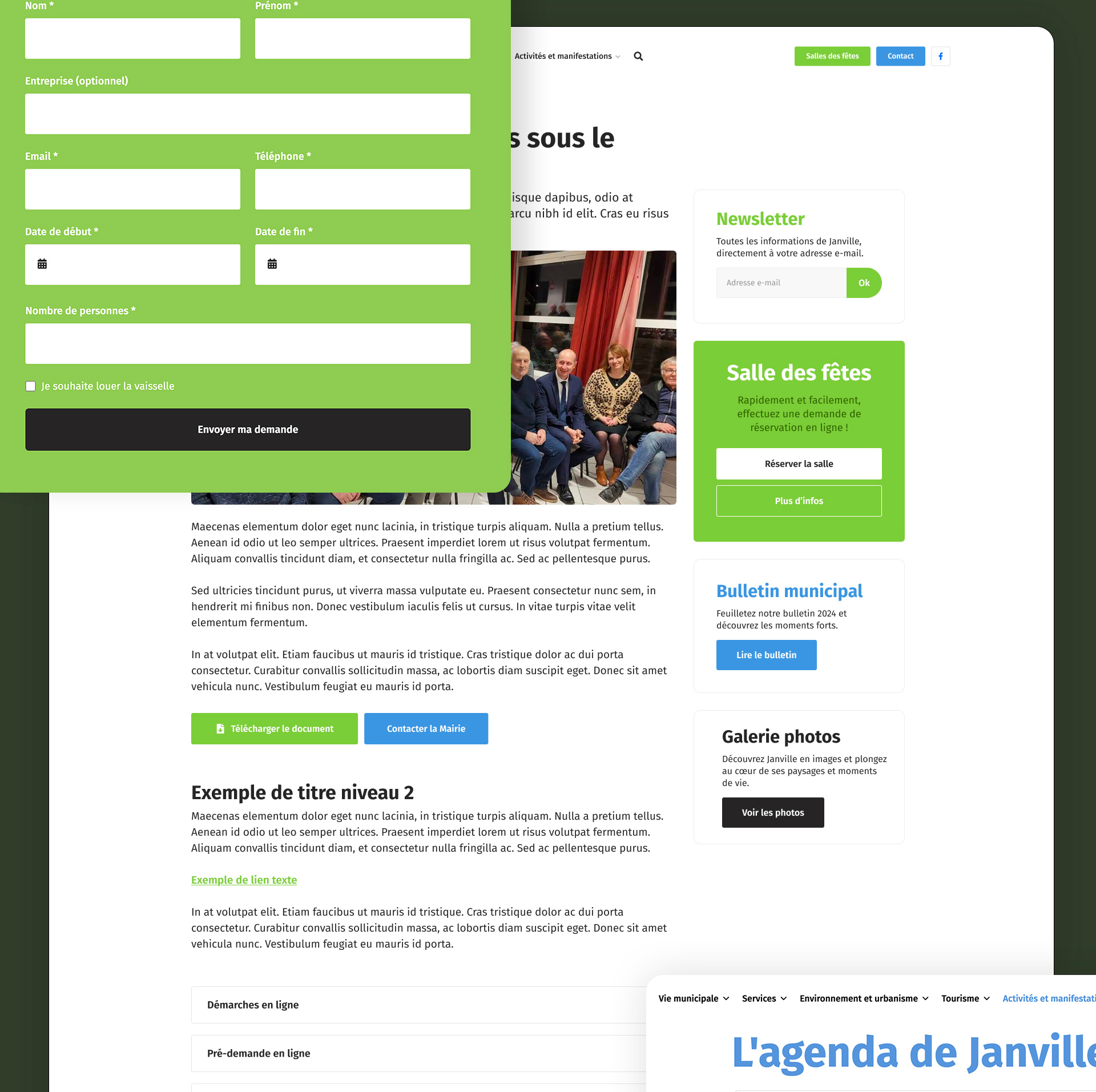 Mairie de Janville — Pierre-Henri Bon Mairie de Janville — Pierre-Henri Bon