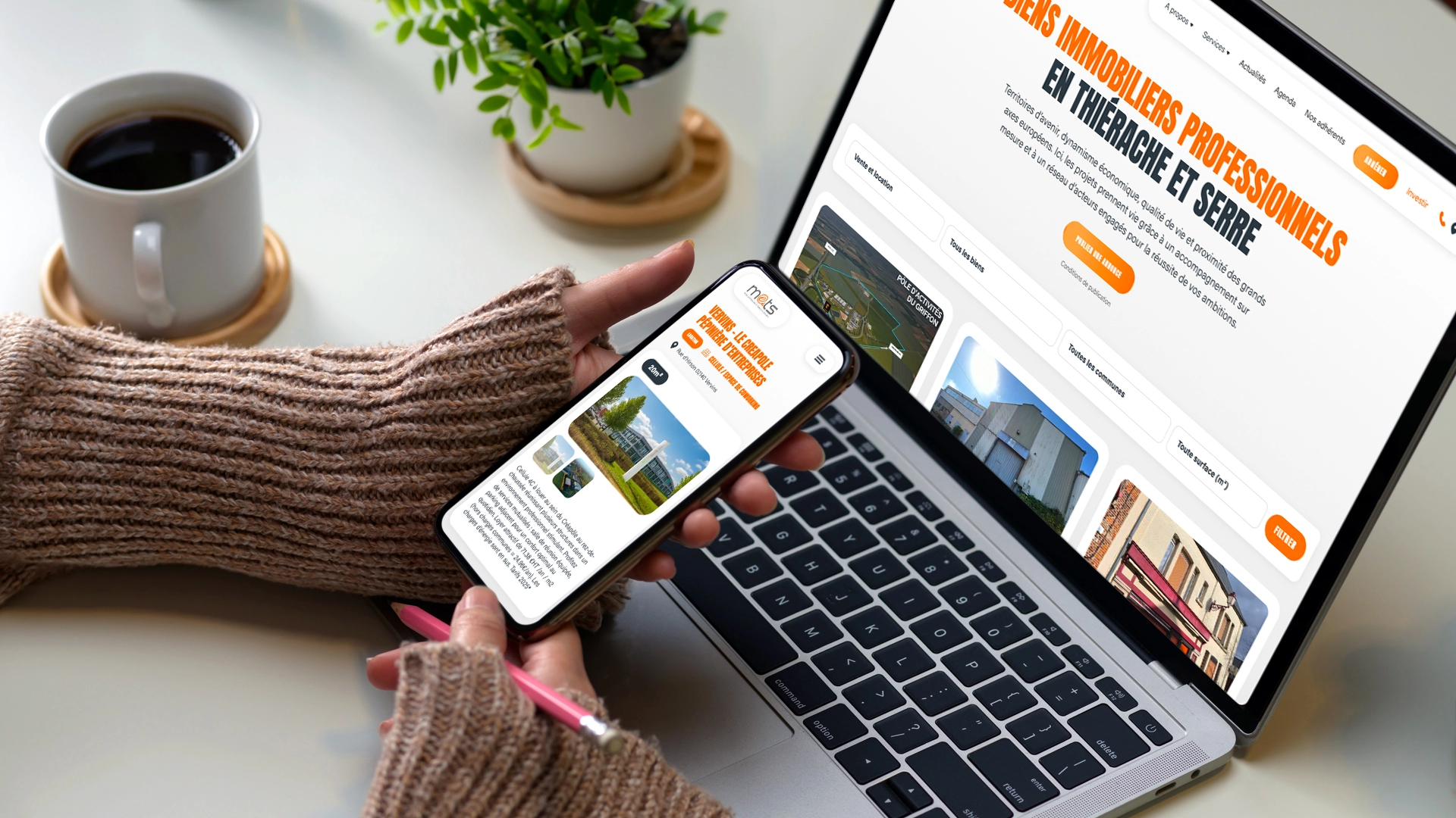 Pierre-Henri Bon – Site internet Thiérache Invest